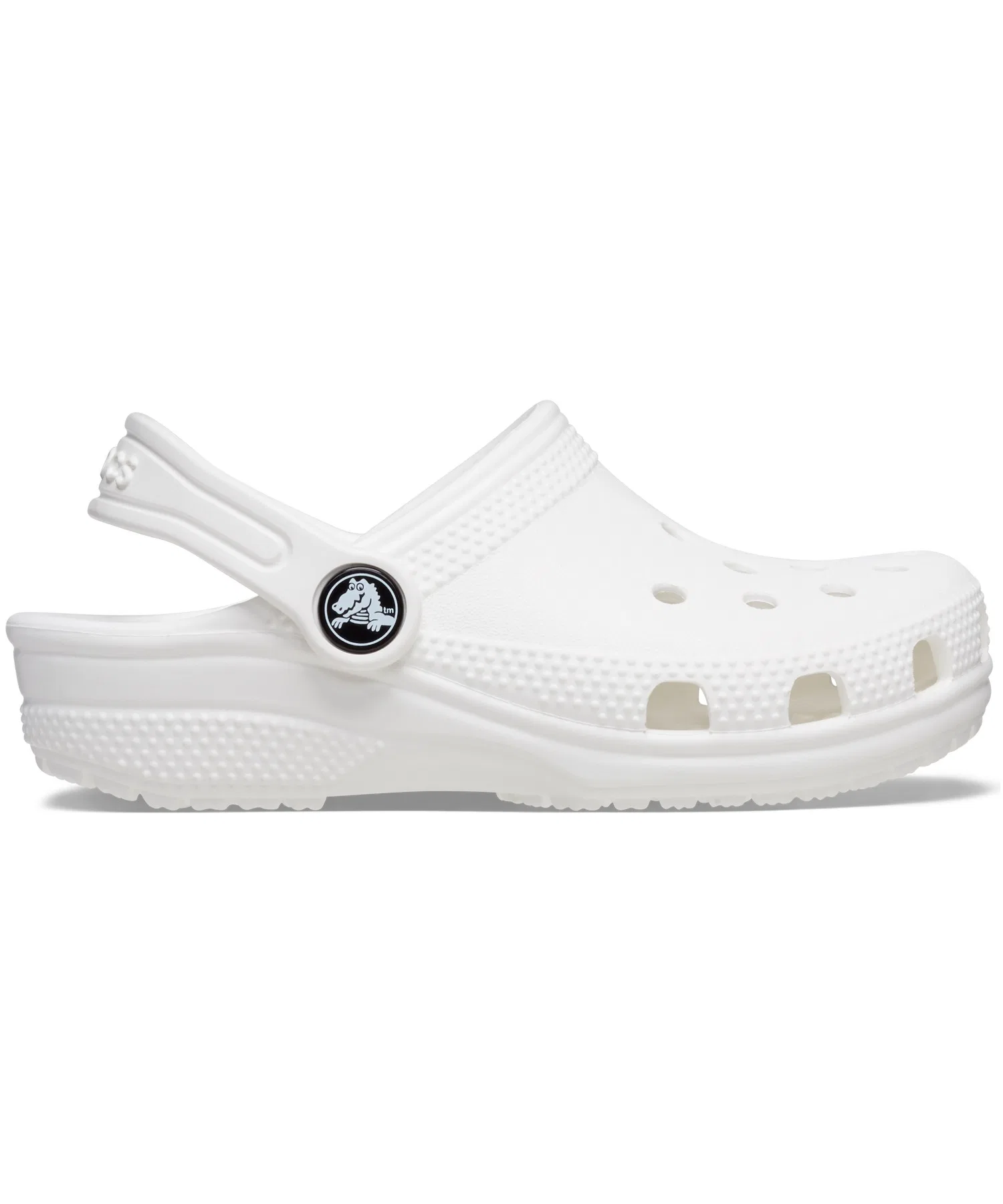 Детские сандалии Crocs Classic Clog белые