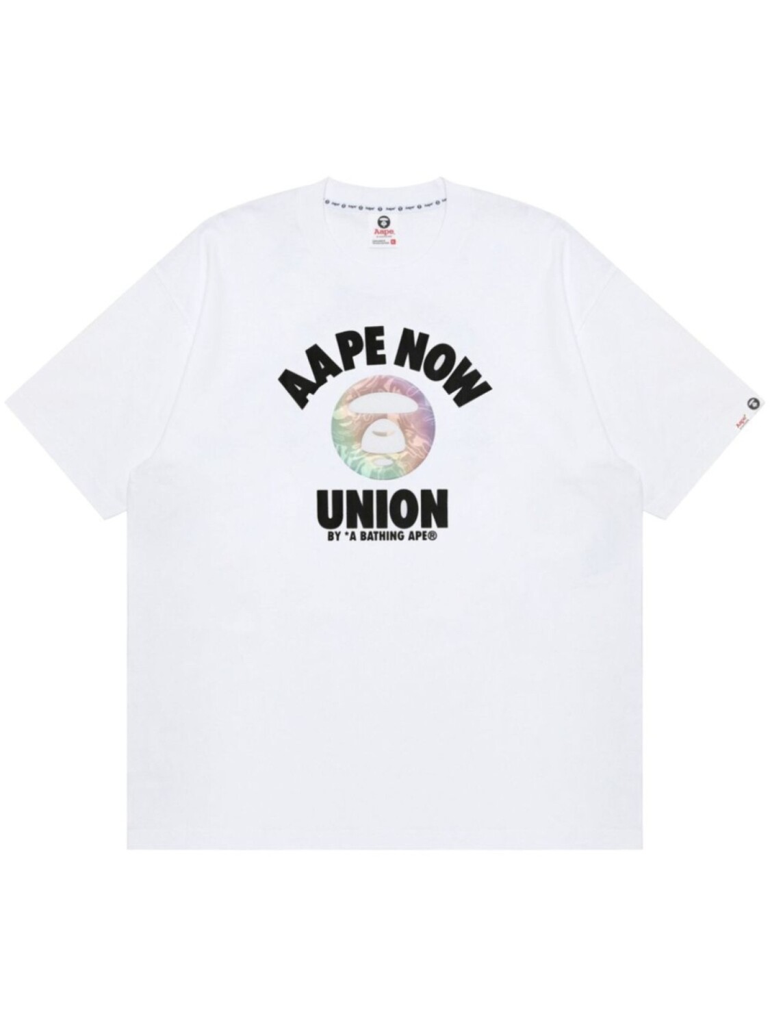 

Футболка с логотипом AAPE BY *A BATHING APE, белый