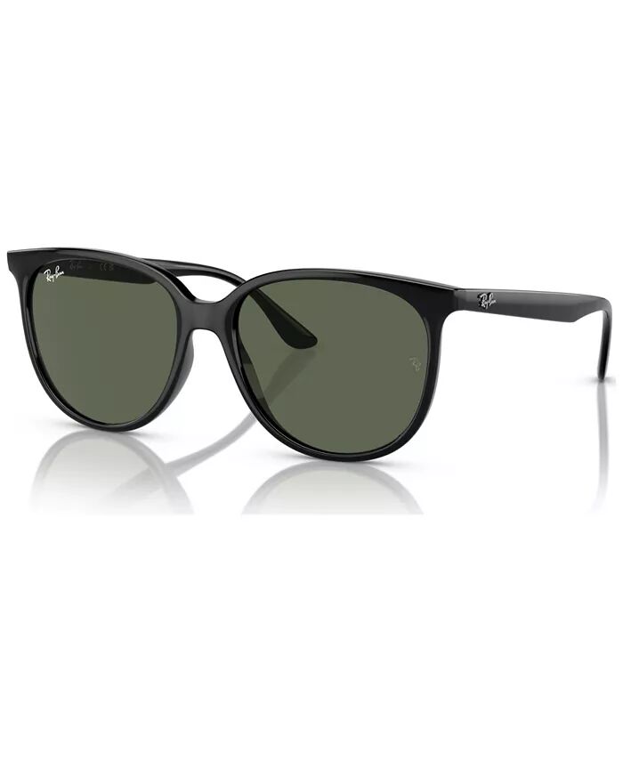 

Женские солнцезащитные очки с низкой посадкой на переносице Ray-Ban, черный