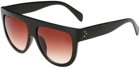 

Модные солнцезащитные очки 2026 года для женщин, солнцезащитные очки с заклепками для мужчин и женщин, черные очки с леопардовым принтом, защита от УФ-излучения UV400 MTZJH, Black Tea