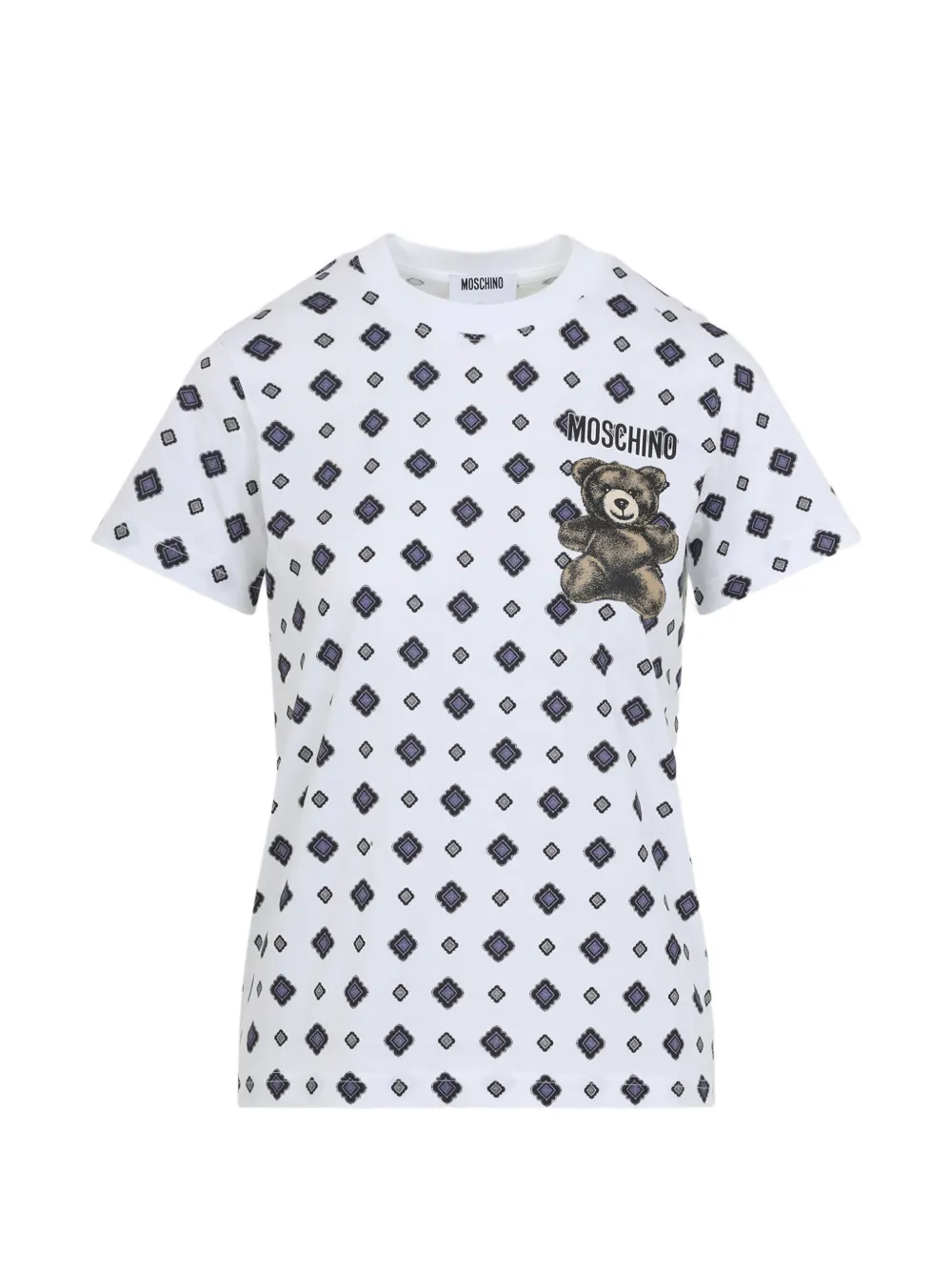 

Футболка с принтом "Тедди" Moschino, белый