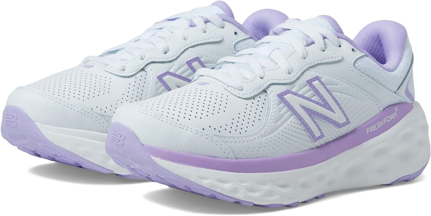 

Кроссовки Fresh Foam X 840v1 Leather New Balance, цвет White/Lilac Glo, Белый, Кроссовки Fresh Foam X 840v1 Leather New Balance, цвет White/Lilac Glo