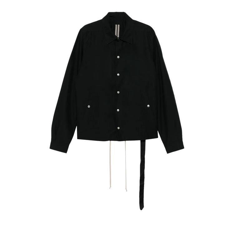 

Куртка Rick Owens DRKSHDW Giacca Snapfront Jacket 'Black', черный