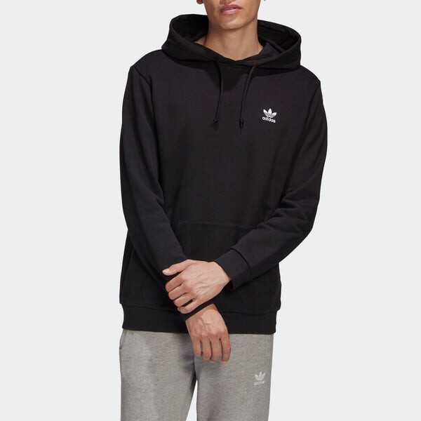 Толстовка originals logo printing loose sports black Adidas, черный — фото 3