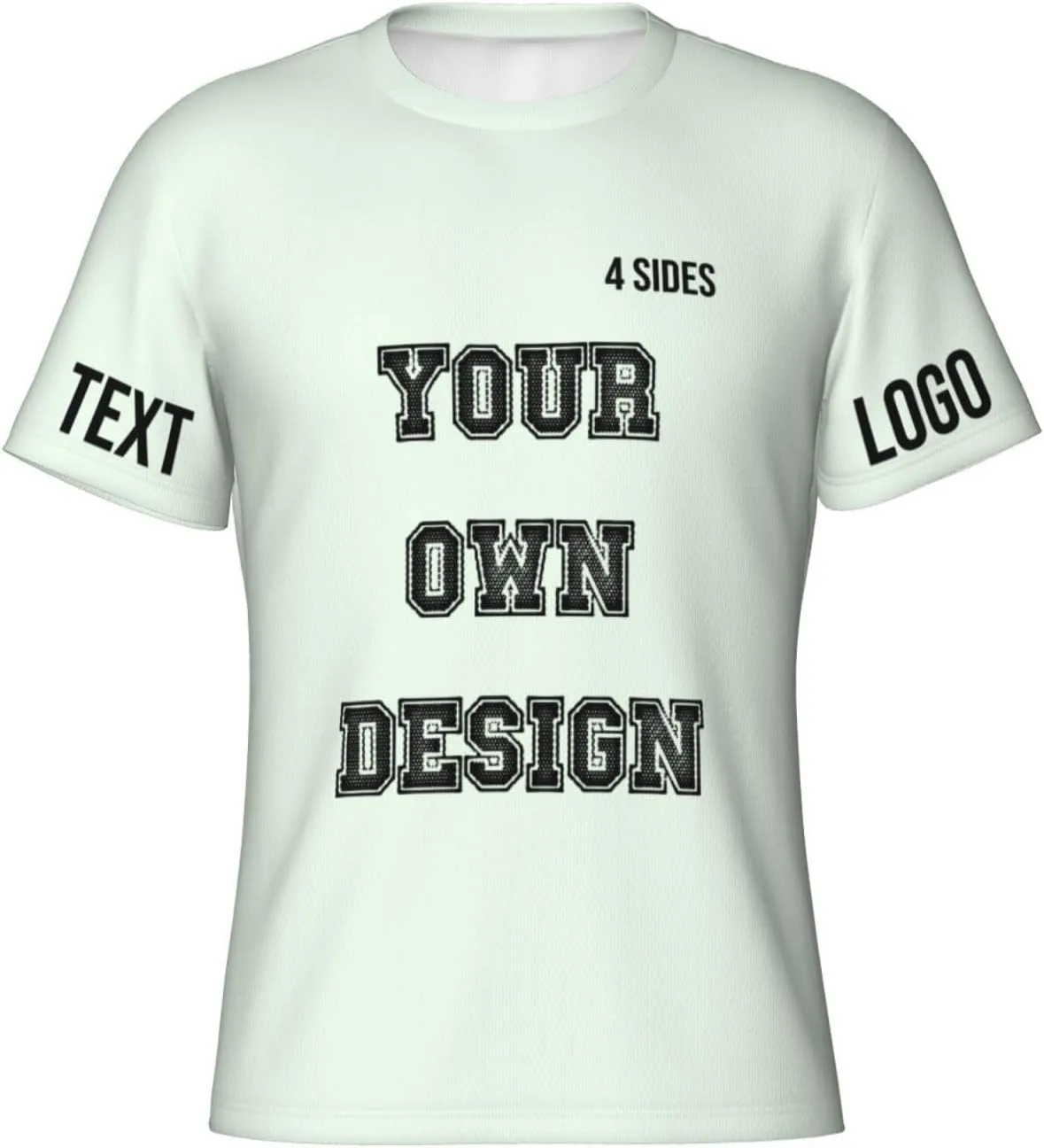 

Футболка с принтом и логотипом