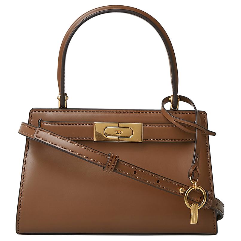 

TORY BURCH Сумка через плечо из кожи коровы Ли Радзивилл мини женская умбра