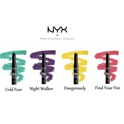 

Матовые кремовые тени для век NYX Full Throttle Cream