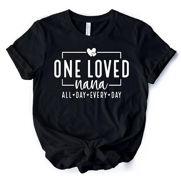 

Футболка One Loved Nana в подарок для бабушки, белая и черная Ornamentallyyou, Black, Черный, Футболка One Loved Nana в подарок для бабушки, белая и черная Ornamentallyyou, Black