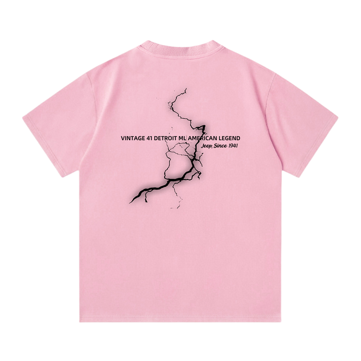 

Футболка унисекс Crew Neck Moderate Jeep, sky розовый