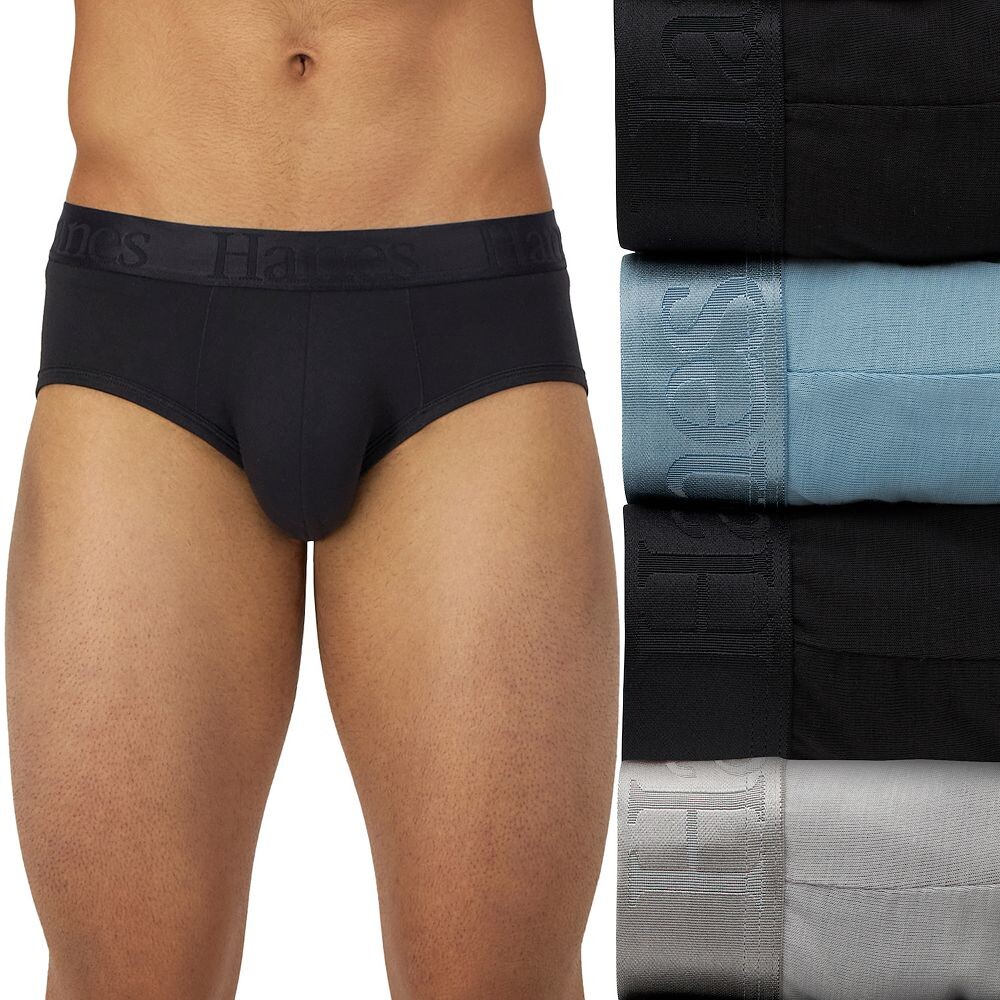 

Мужские трусы Hanes Originals Ultimate SuperМягкие трусы (3 шт.) + 1 бонусный набор, цвет Black Blue