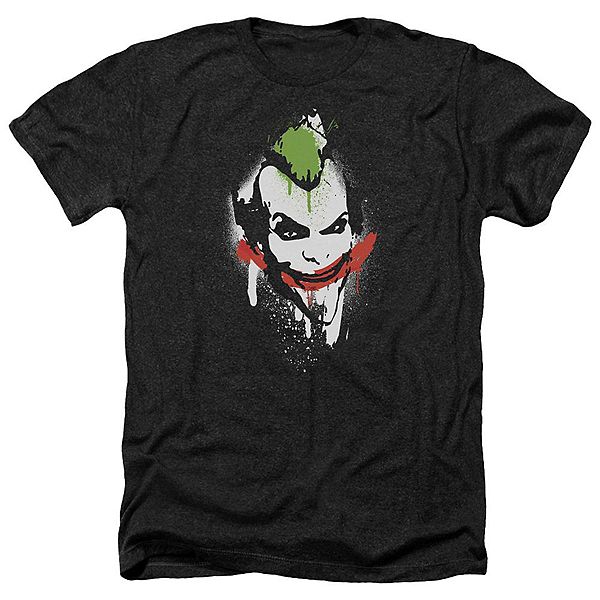 

Футболка adult heather с принтом Batman Arkham City spraypaint smile Licensed Character
