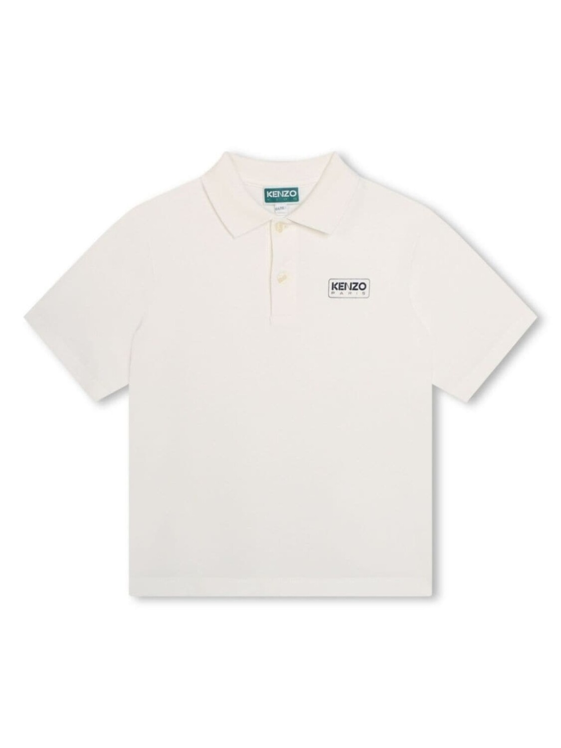

Kenzo Kids рубашка поло с логотипом, белый
