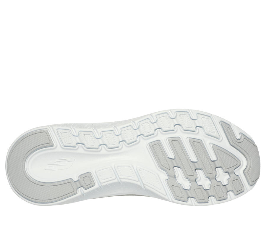 SKECHERS Женские кроссовки ARCH FIT 2.0 GLOW THE DISTANCE слипоны белые / серебристые — фото 3