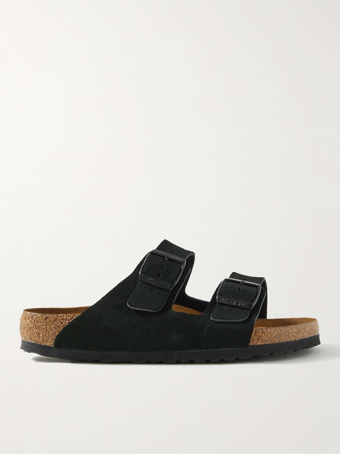 

Замшевые сандалии Аризона BIRKENSTOCK, черный