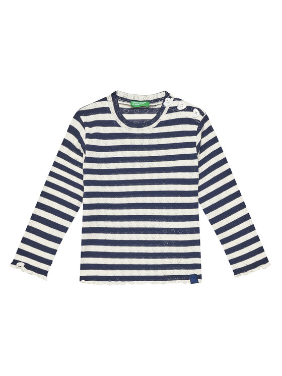 

Блузка обычного кроя 33LQG10J7 United Colors Of Benetton, синий