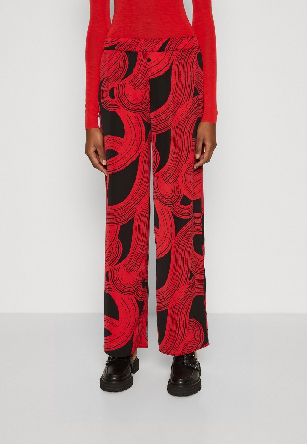

Брюки SLFLUCA MAURINE Selected Femme, красный