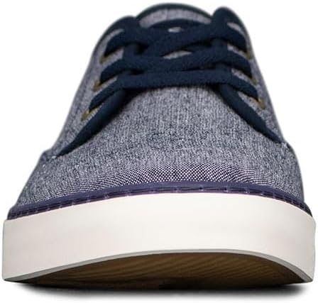 Мужские кеды Ben Sherman Camden Classic из ткани, белый/синий — фото 2