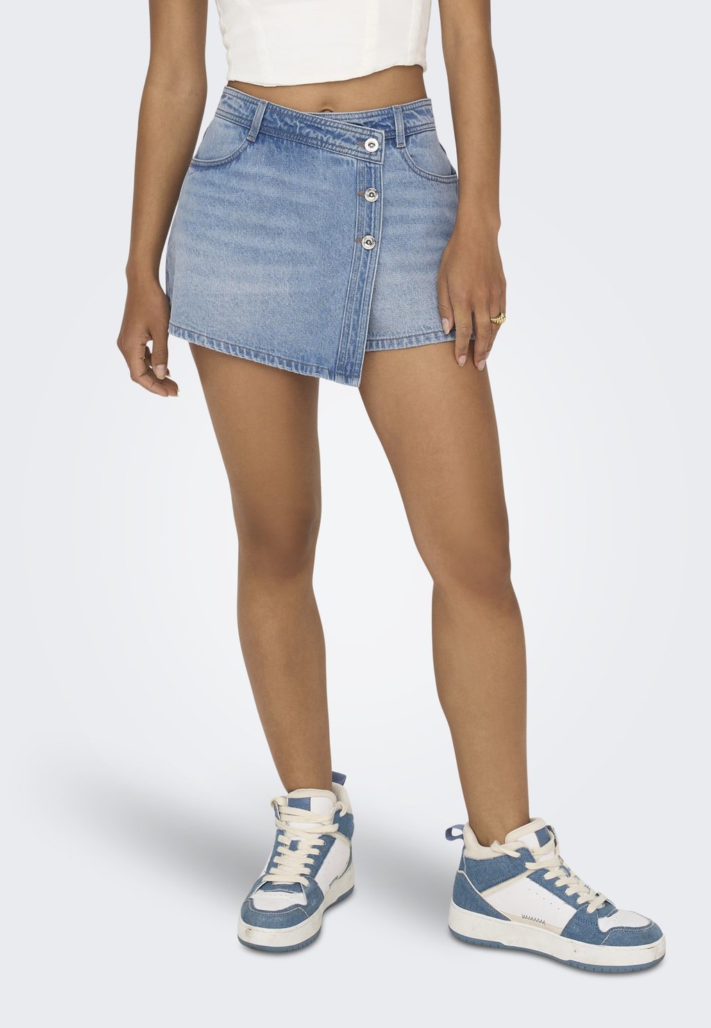 

Джинсовая юбка ONLLESLY - A-line skirt ONLY, цвет Light Blue Denim