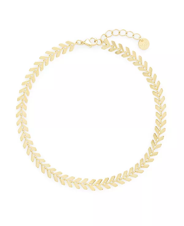 

Браслет на лодыжку Brynn с позолотой 14 карат Brook & York, gold