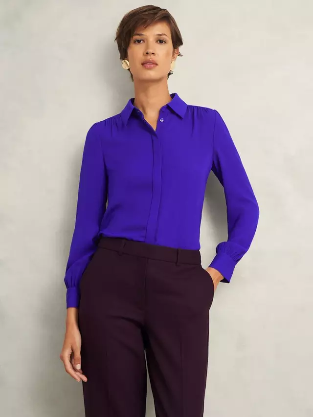 

Рубашка Hobbs Caitlyn Long Sleeve, цвет nordic blue