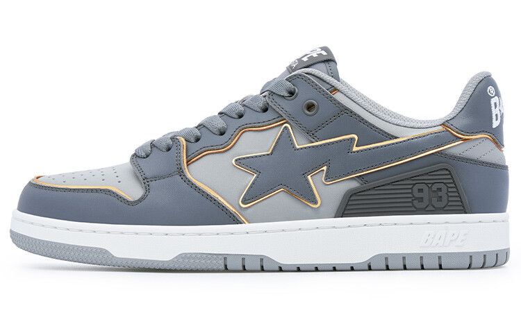 

BAPE Bape SK8 Sta Белый Серебристо-серый A Bathing Ape
