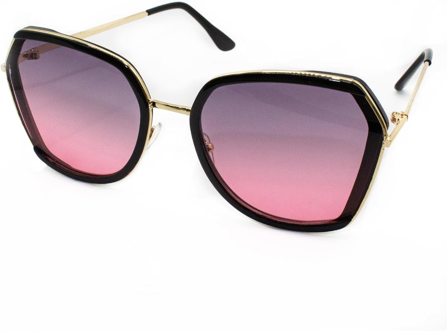 

Женские поляризованные солнцезащитные очки HAND No.389 – крупная металлическая оправа, защита UV400, стильные очки для отдыха, занятий спортом на открытом воздухе и поездок на работу – розовые и фиолетовые оттенки, Pink and Purple