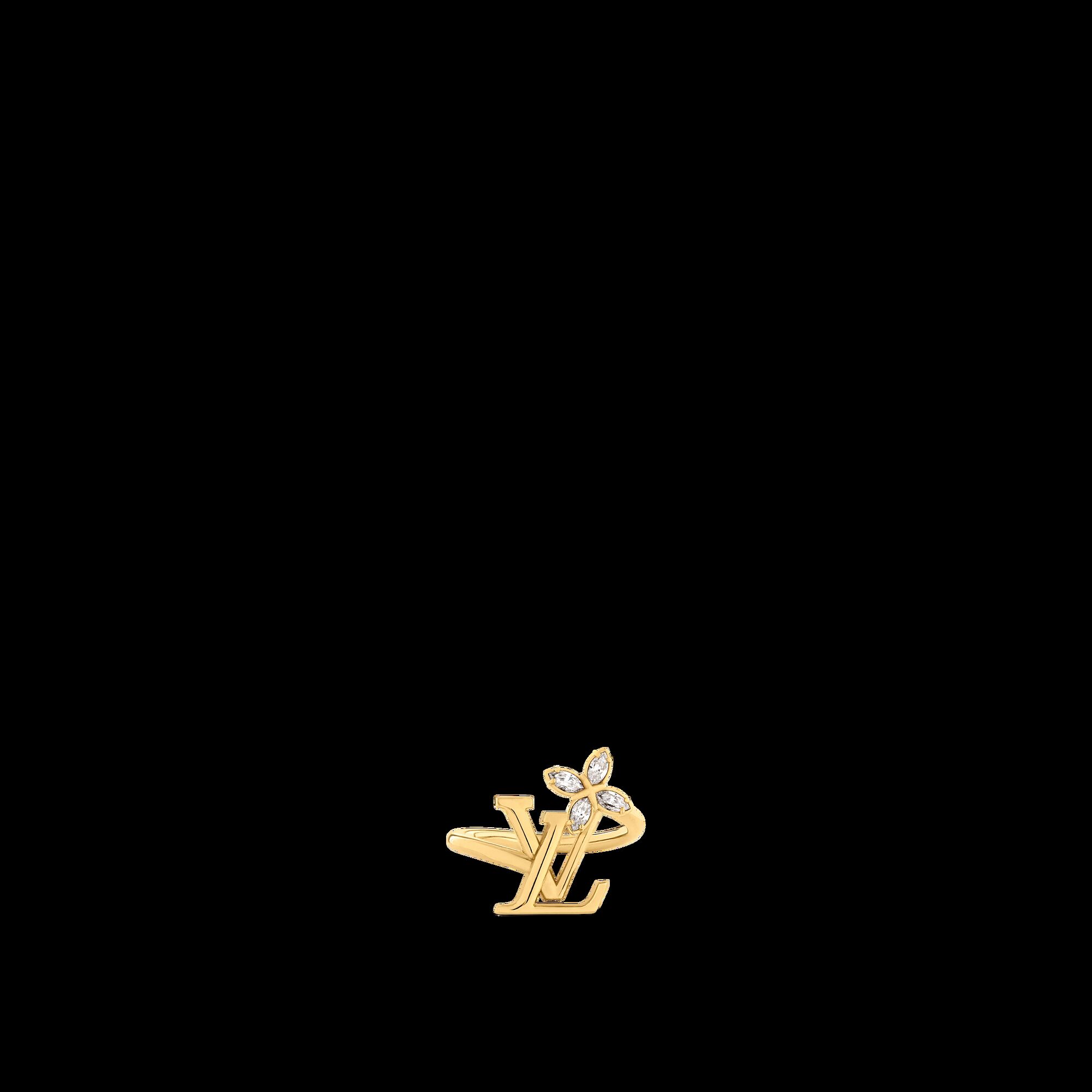 

Кольцо LV Iconic Flower Louis Vuitton, золотой