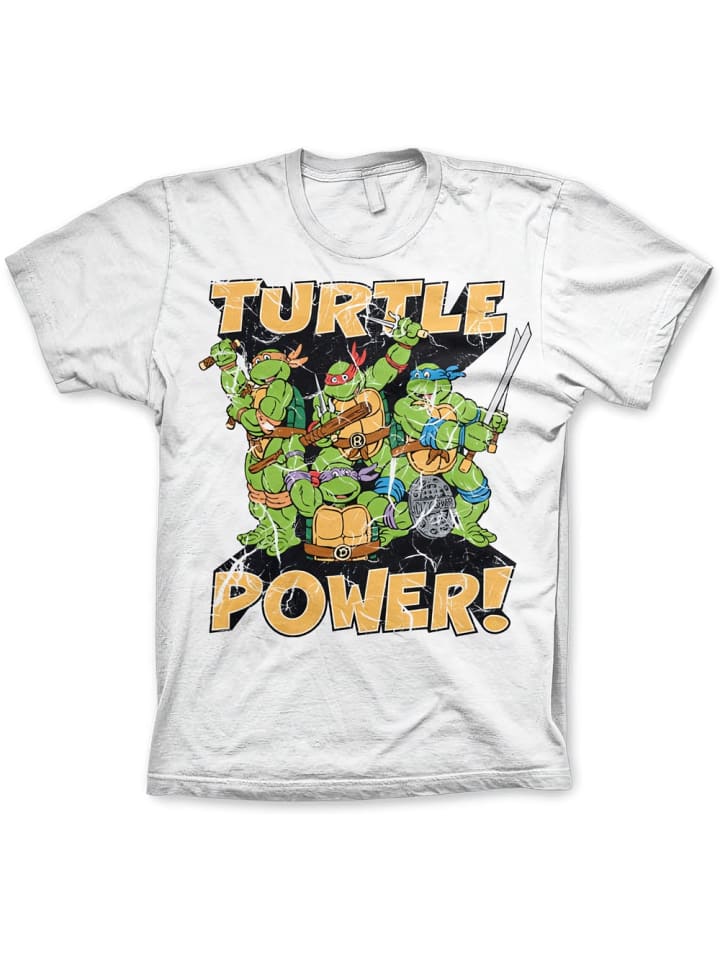 

Teenage Mutant Ninja Turtles Футболка "TMNT Turtle Power T-Shirt" белого цвета, Белый, Teenage Mutant Ninja Turtles Футболка "TMNT Turtle Power T-Shirt" белого цвета