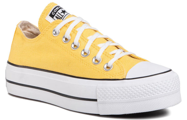Кроссовки chuck taylor all star lift ox 'yellow white' Converse, желтый — фото 2