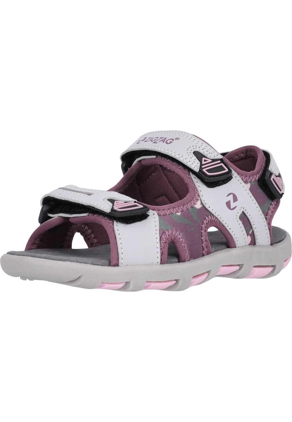 

Сандалии с ремешками TANAKA ZIGZAG, цвет vapor grey english rose