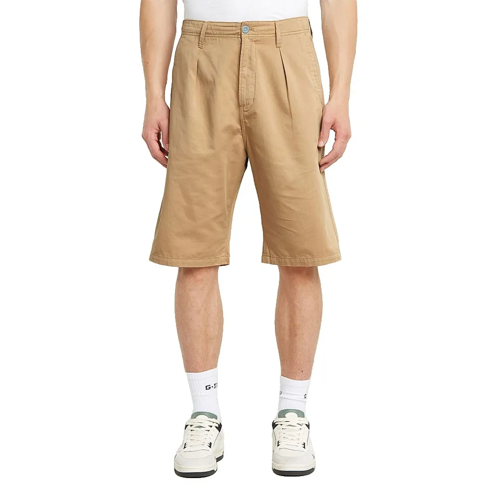 

Шорты G-Star Pleated chino, бежевый
