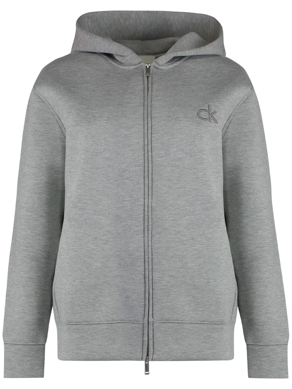 

Худи на молнии Calvin Klein, серый