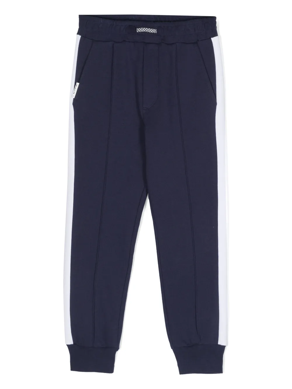 

Джоггеры с контрастной отделкой Monnalisa, синий