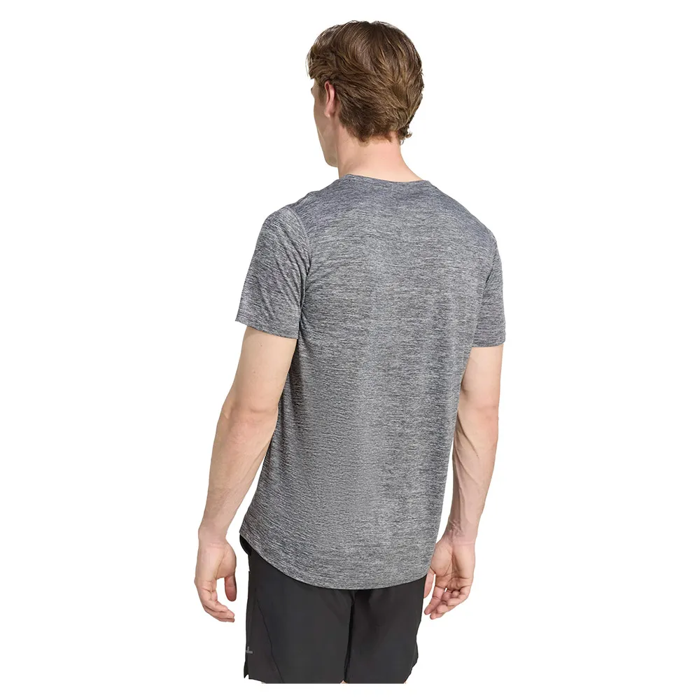 Футболка с коротким рукавом спортивная adidas Own The Run Melange, серый — фото 2