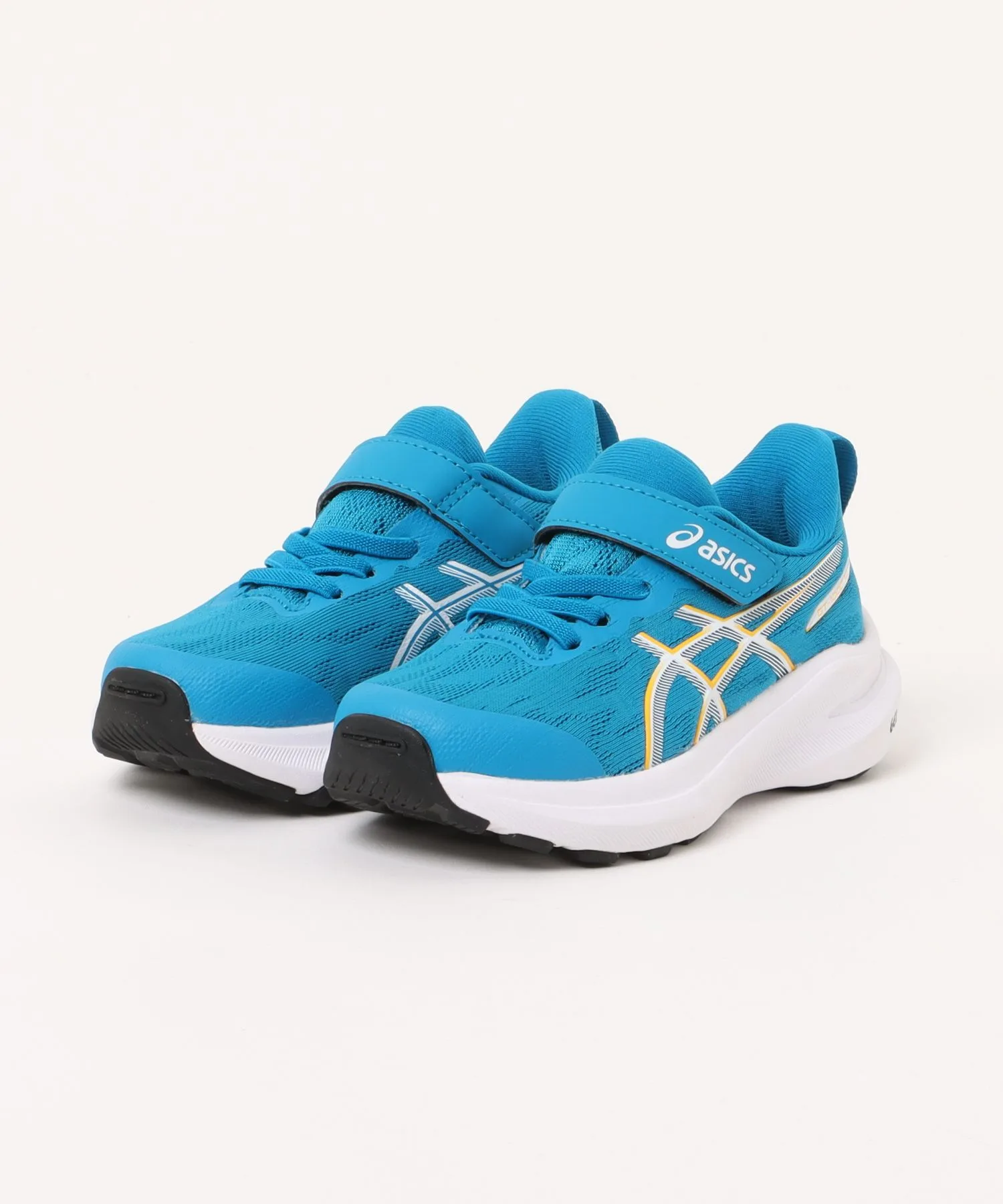 Детские кроссовки ASICS GT-1000 14 PS лёгкие с липучками голубые