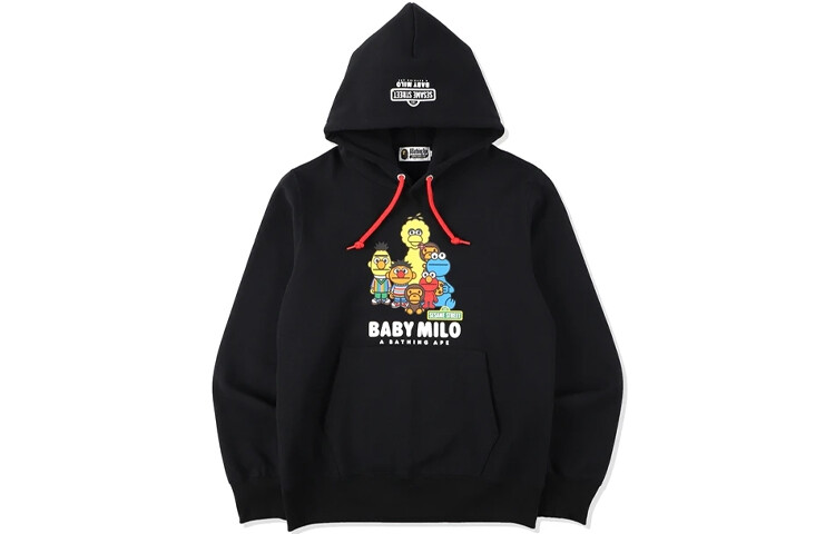 

Улица Сезам X BAPE X Улица Сезам Толстовка Мужская A Bathing Ape, серый