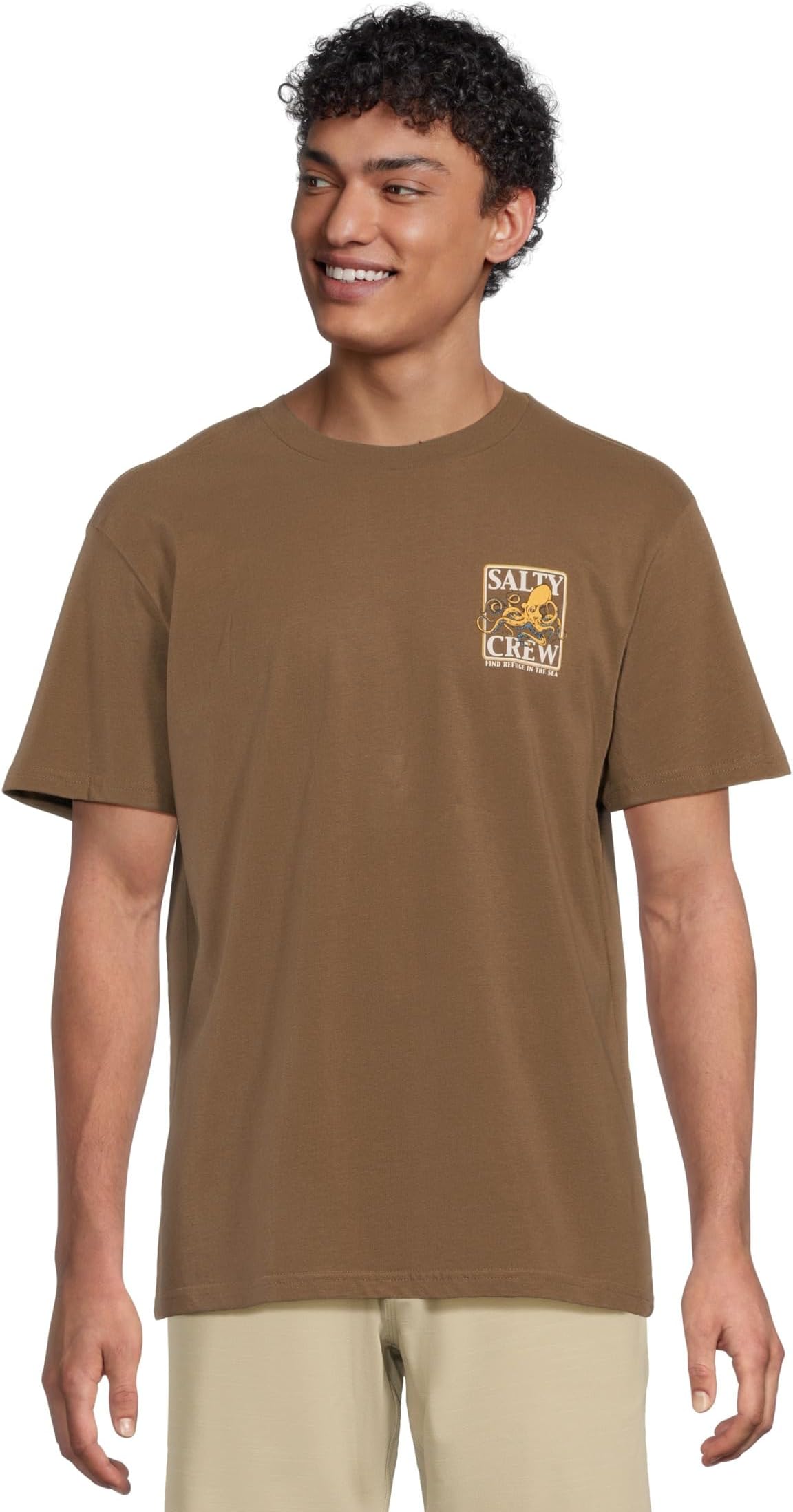 

Мужская классическая футболка Ink Slinger Salty Crew, Teak