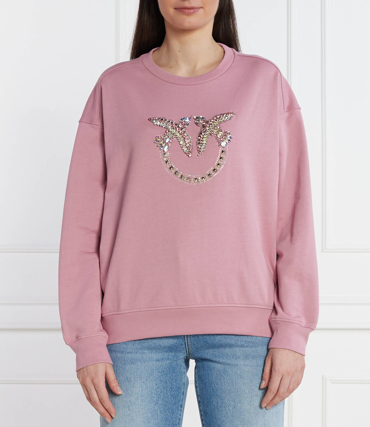 

Толстовка Pinko Regular Fit, роза
