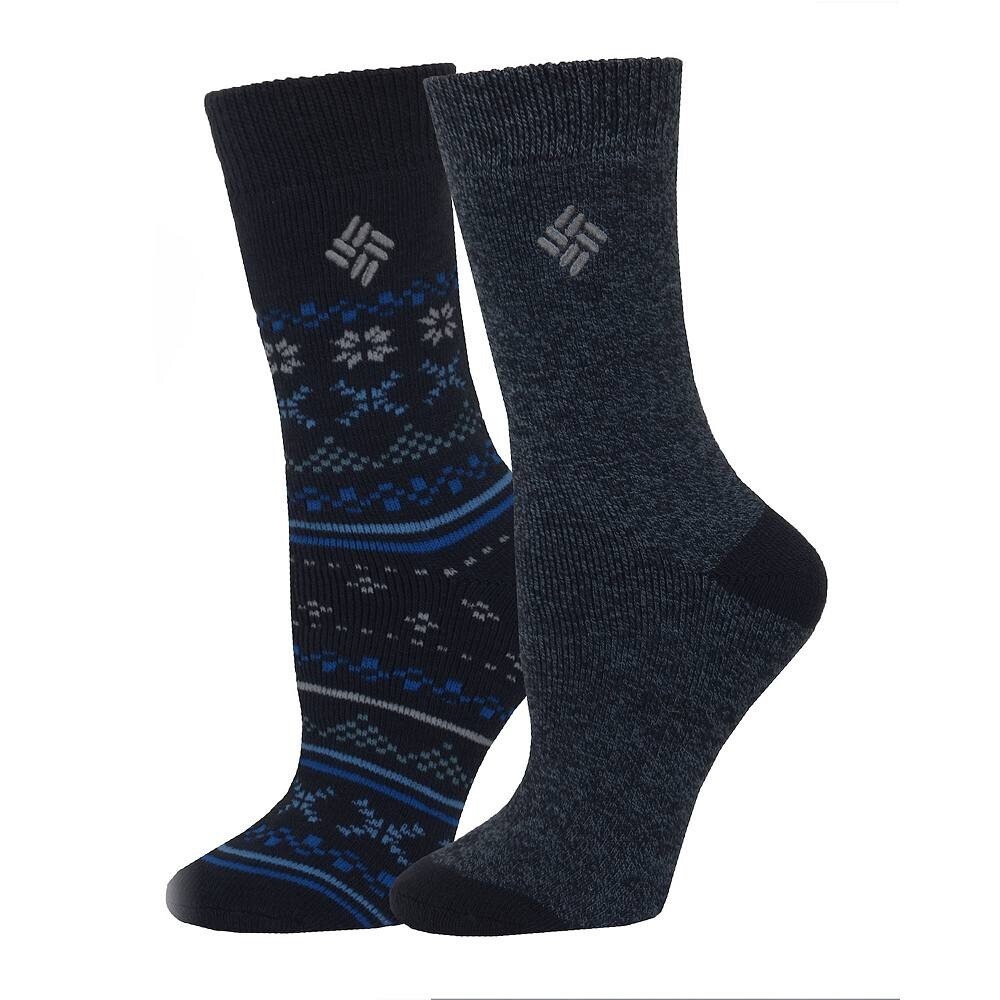 

Женские носки Columbia 2 пары Fairisle Thermal Crew, синий