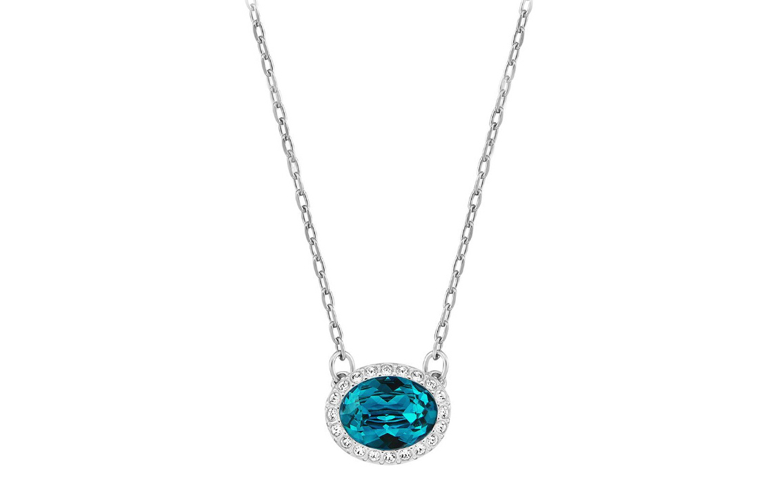 

Swarovski Кристи Овал Кулон для женщин в синем цвете