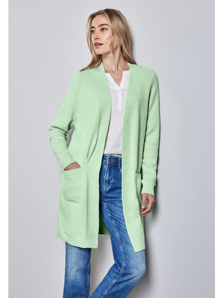

Кардиган Street One, цвет langer cardigan' grün