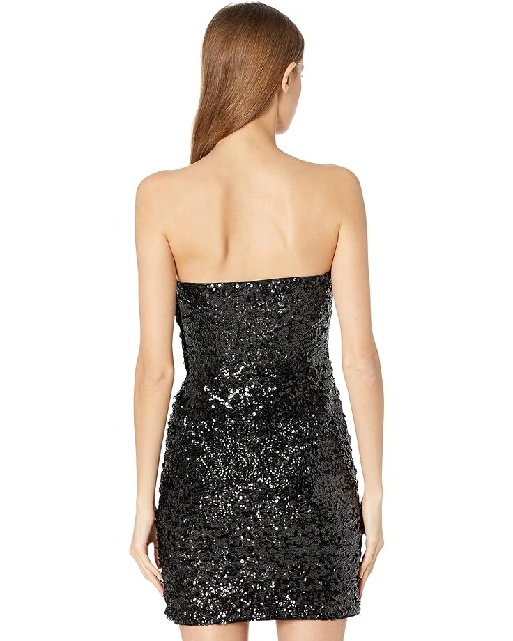 

Платье AllSaints Caro Embroidered Dress, черный