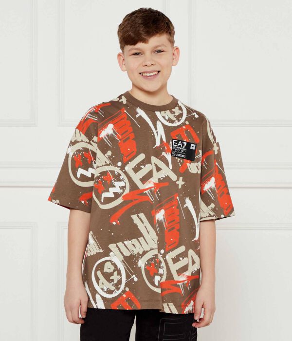 

Футболки Oversize fit Ea7, коричневый