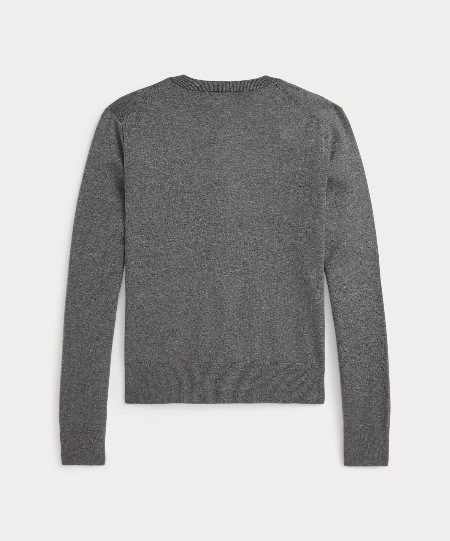 Хлопковый кардиган с круглым вырезом Polo Ralph Lauren, 020 Gray — фото 2