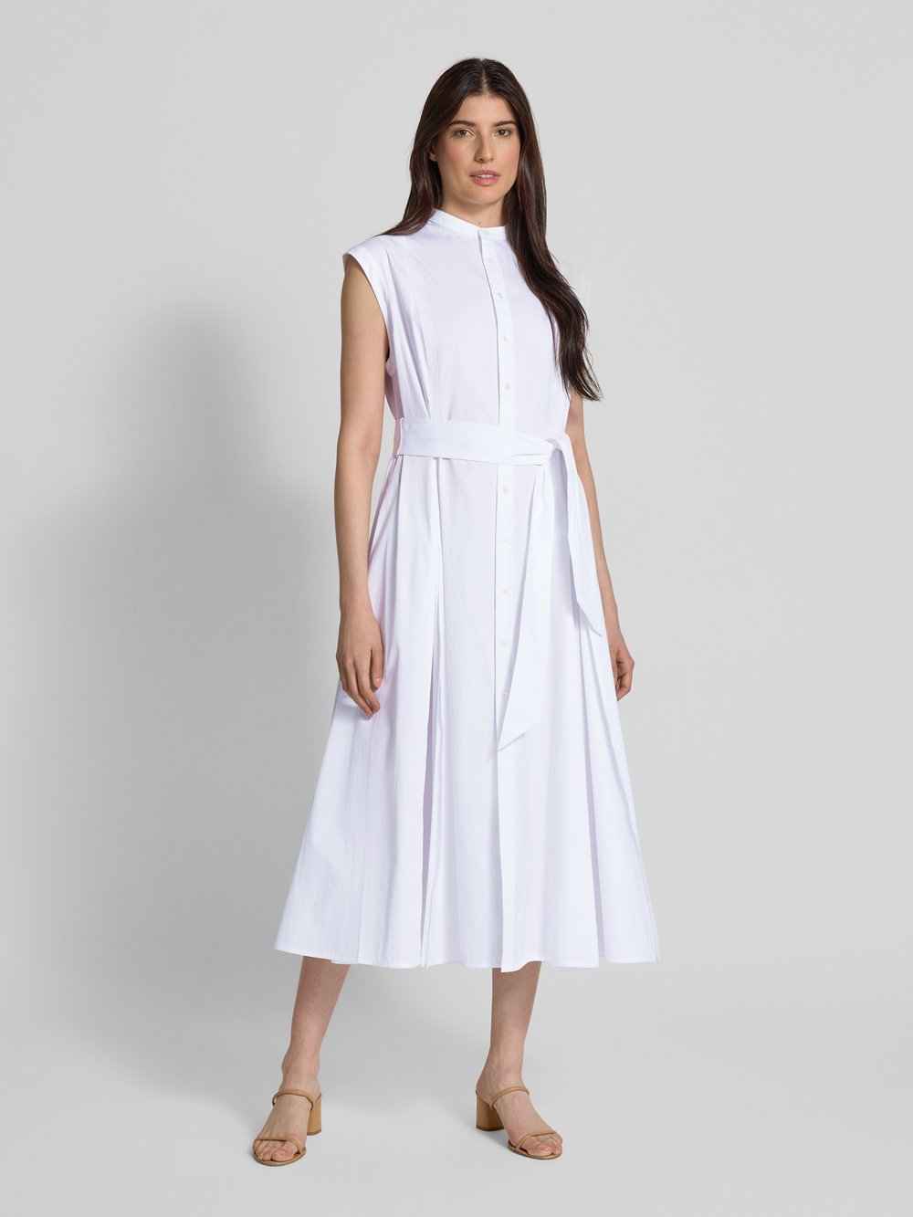 

Платье-рубашка с воротником-стойкой модель 'SVAN' Polo Ralph Lauren, белый
