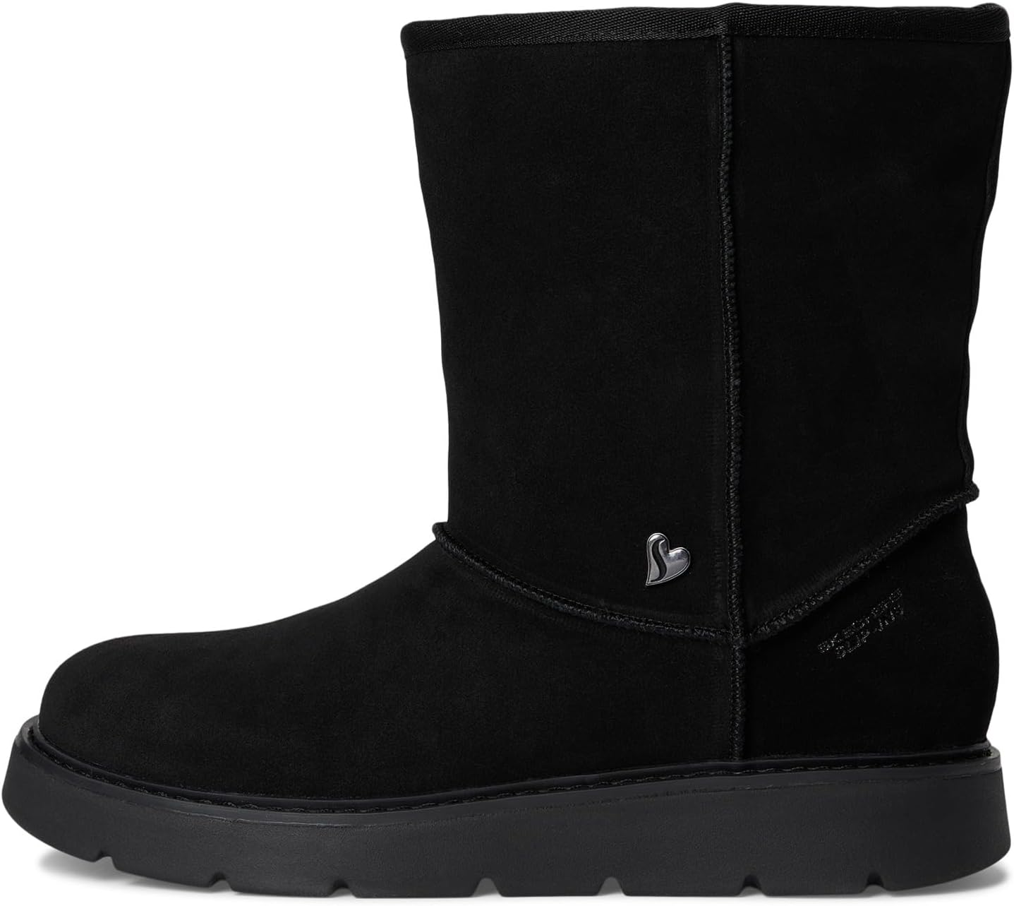 Ботинки SKECHERS Women's Keepsakes Cozy - Cozy Mid Hands Free Slip-ins, Black/Black — фото 4