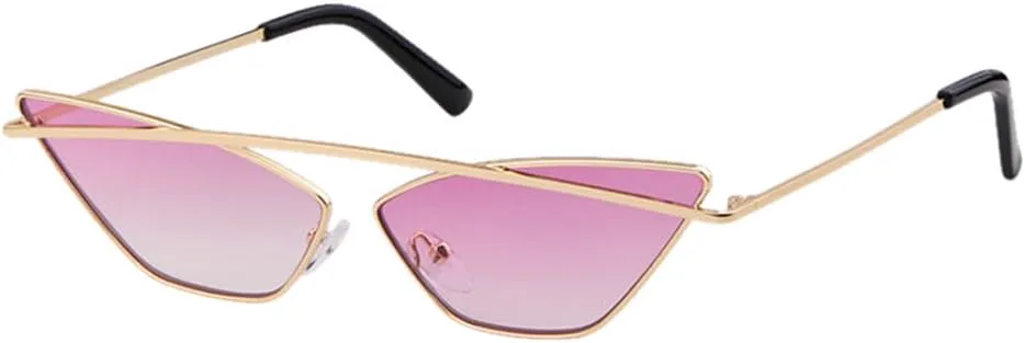 

MUTYNE Готические солнцезащитные очки «кошачий глаз» для женщин, роскошные винтажные, красные, из сплава, в маленькой прямоугольной оправе, ретро-очки, C4