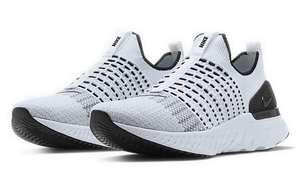 Кроссовки react phantom run flyknit 2 Nike, белый — фото 3