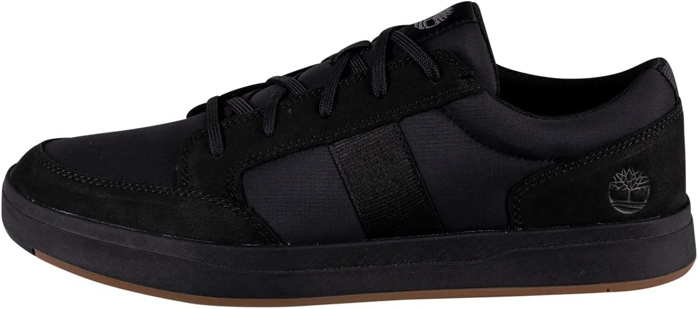 Мужские кроссовки Timberland Davis Square F/L Ox Basic Trainers, Black — фото 2