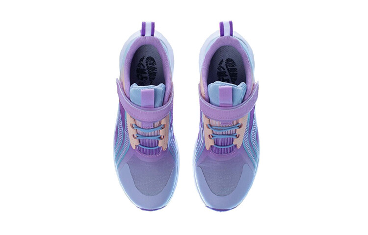 Детские кроссовки GS Low-top Light Vine Purple/cream Orange Camouflage Lining Young — фото 4